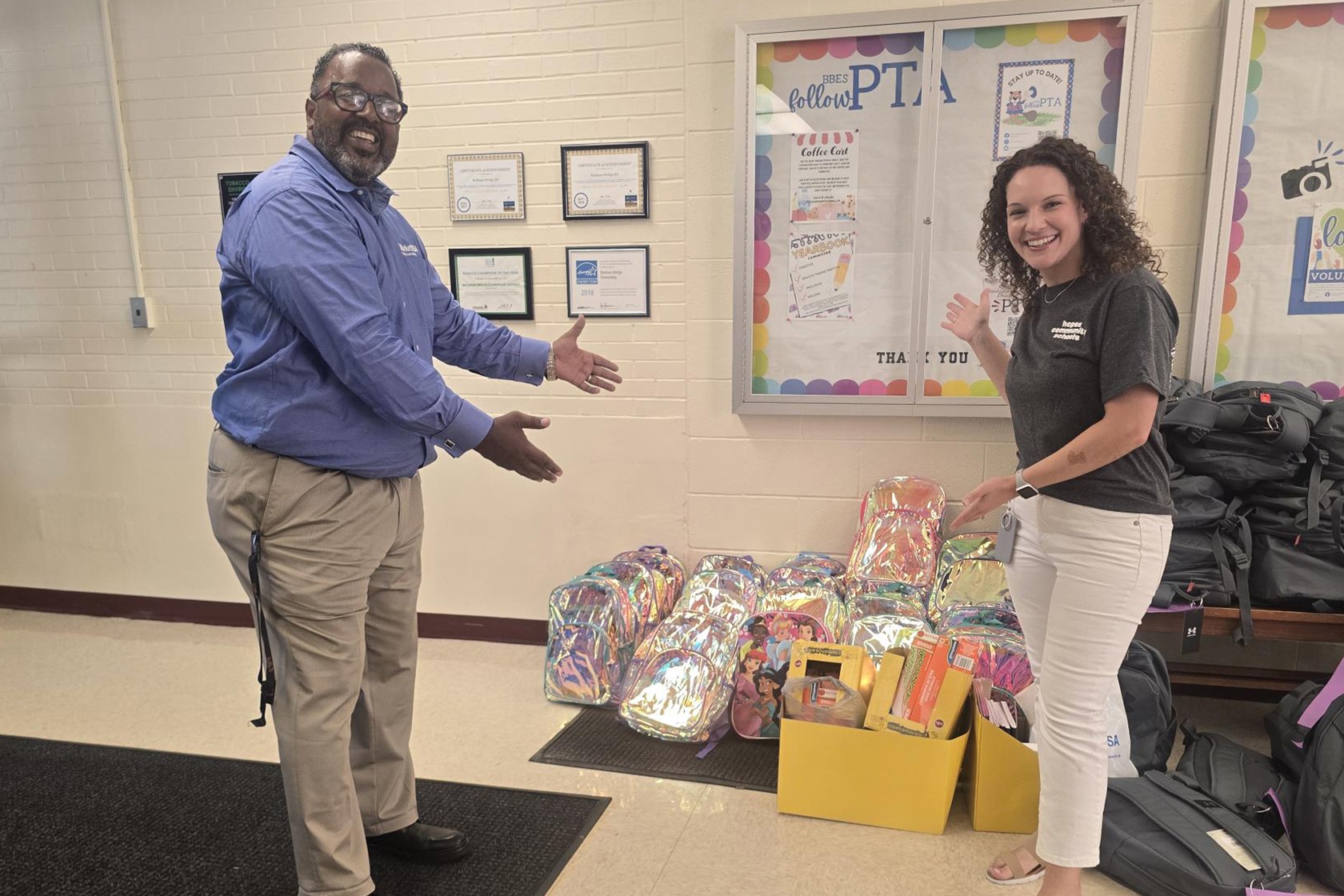 Market USA Partners with Bollman Bridge Elementary for Backpack Drive 